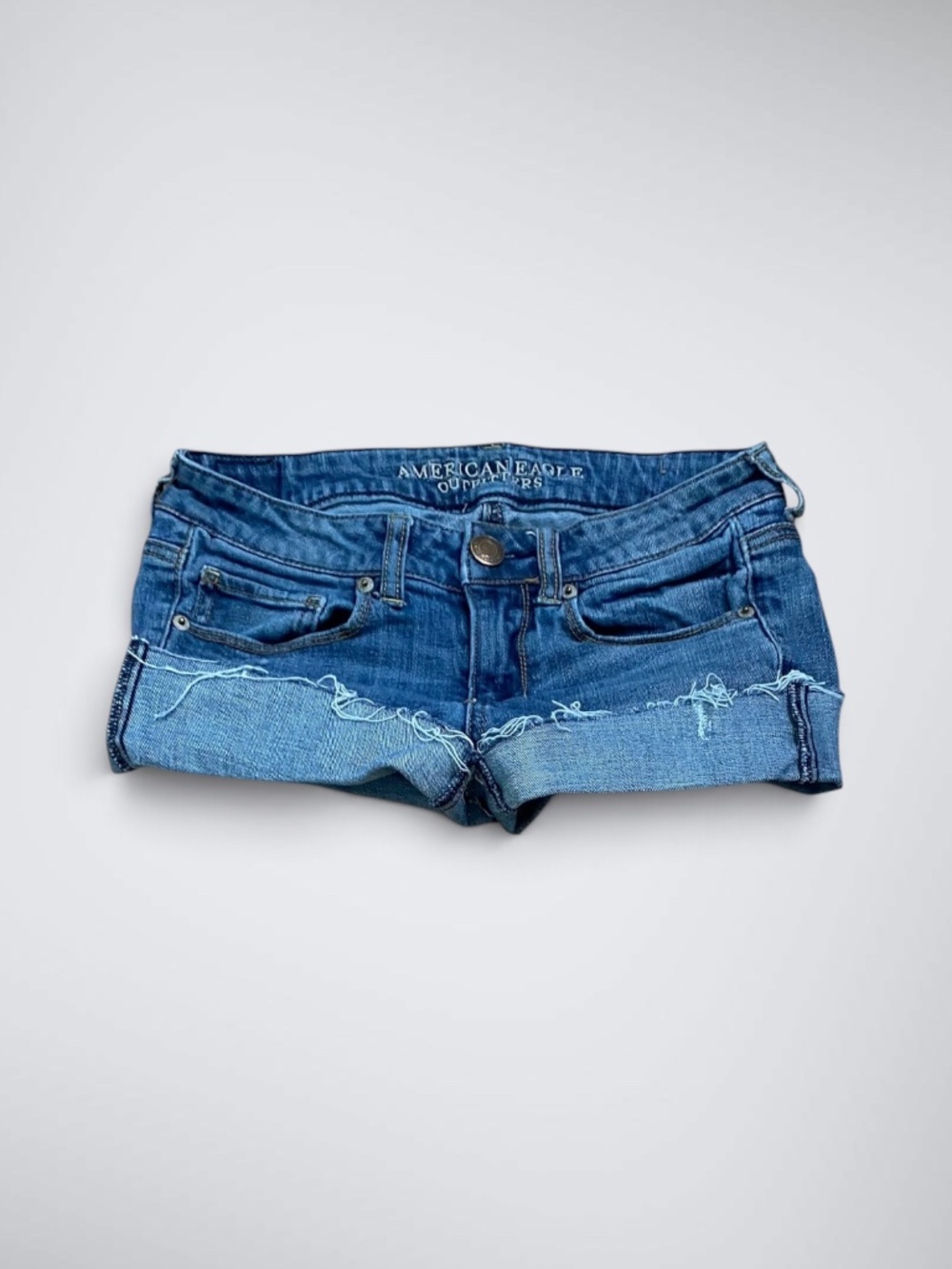 American Eagle Outfitters Low Rise Micro Denim Shorts